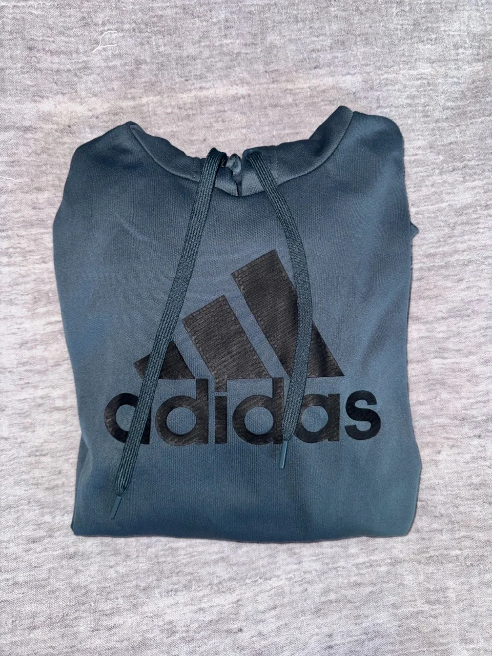 Adidas Hoodie Blue Gray Pullover Sweatshirt Men’s Size M